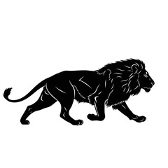 Lion vector illustration © Shahriar