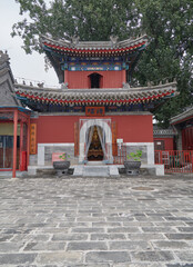 Obraz premium Tianning Temple Bell Tower, Beijing Xicheng District