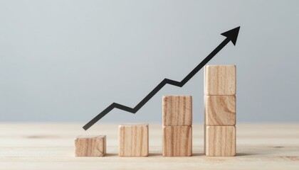 Analyzing growth trends in business office environment infographic visual representation clear perspective on market dynamics
