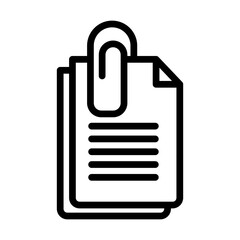 Paper Clipped Icon Design