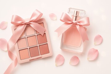 Elegant Makeup Collection with Lip Products for Beauty Marketing