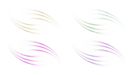 Obraz premium Colorful Abstract Wave Strokes Background
