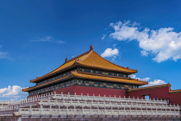 Obraz premium Forbidden City Beijing - Traditional Chinese Palace Architecture