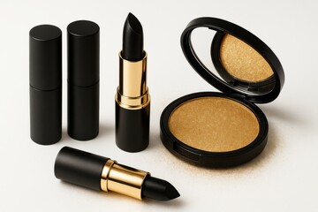 Minimal Beauty Product Arrangement with Soft Light for Commercial Use