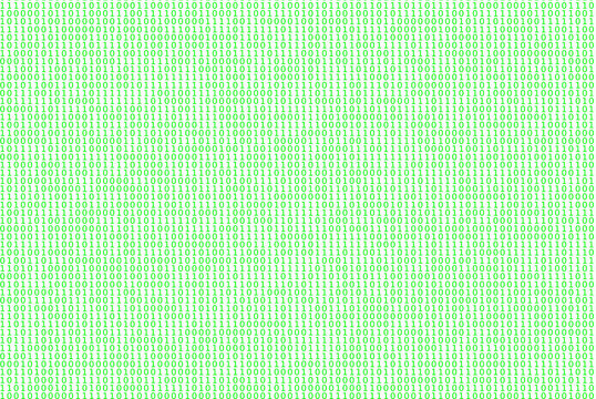many zeros and ones randomly arranged perfect for concept cybersecurity and attempts to hack computer systems