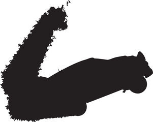 cat silhouette isolated © Anamul