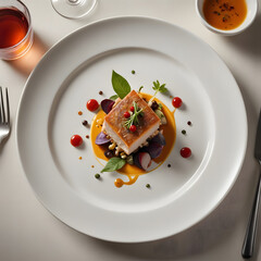 grilled salmon steak