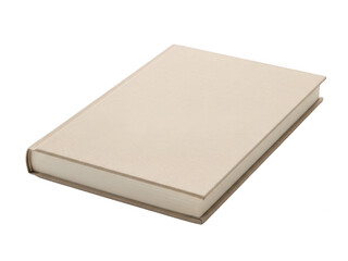 Closed book isolated on transparent background