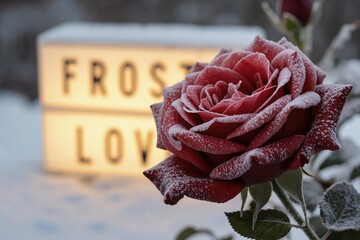 frost love - rose