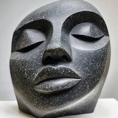 sculpture of a dreamy woman