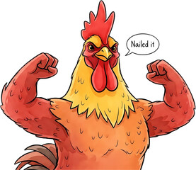 Colorful Expressive Cartoon Artwork