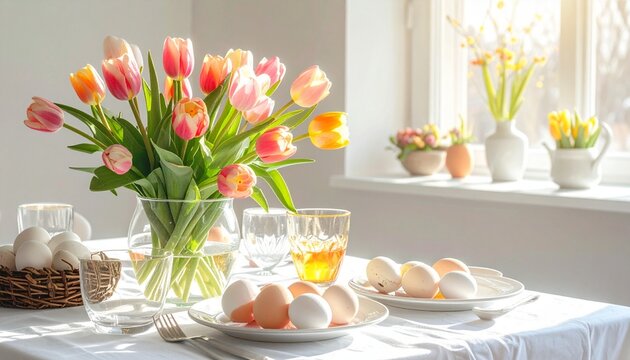 easter table setting