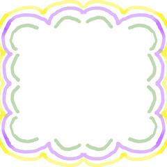 Obraz premium abstract colorful frame