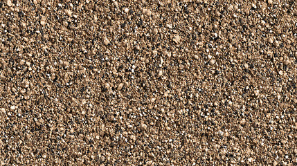 Seamless Brown Gravel Texture Background pattern