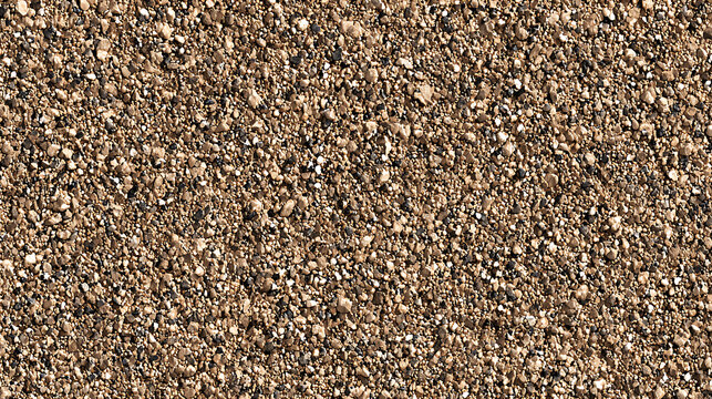 Seamless Brown Gravel Texture Background pattern