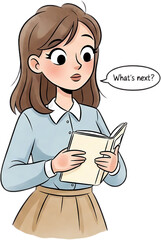 Expressive Cartoon Style Illustration