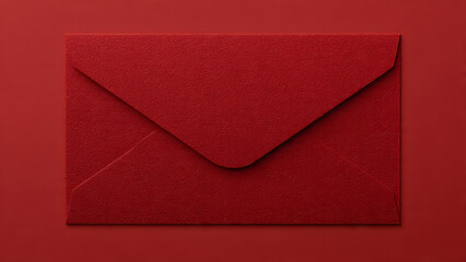 red envelope on a red background, envelope message, love card