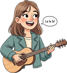 Expressive Cartoon Style Illustration