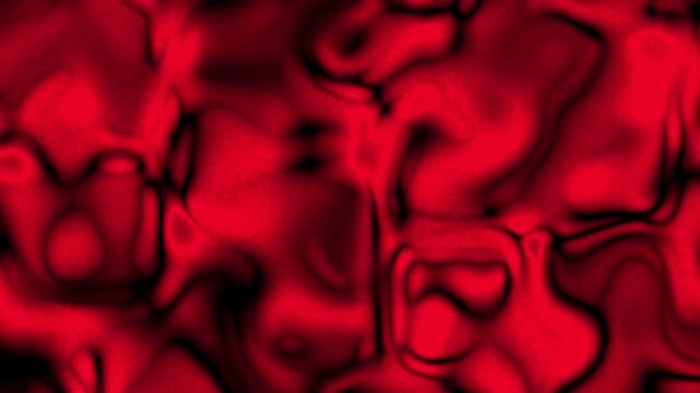 Dynamic abstract red liquid forming mysterious dark swirls, creating a mesmerizing and sophisticated motion background for various creative projects.