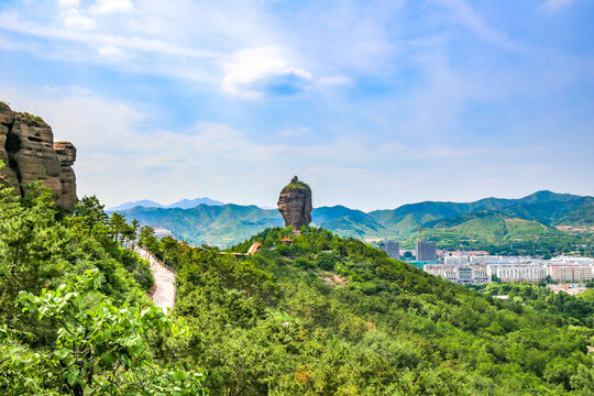 Shuangta Scenic Area in Chengde, Hebei Province, China