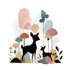 vector illustration of a dog