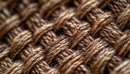 Ultra-Realistic Extreme Macro of Woven Textile Fibers with Visible Thread Texture