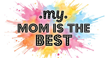 Vibrant graphic t shirt design with heartfelt message