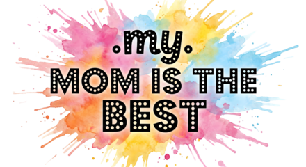 Vibrant graphic t shirt design with heartfelt message