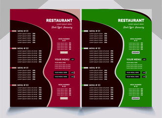 menus design