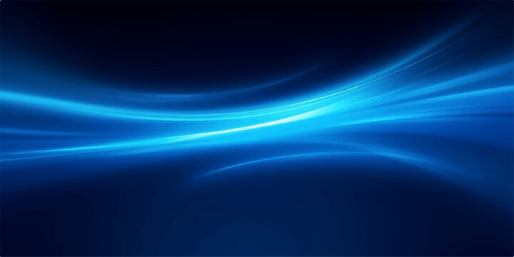 Bright blue light streaks across dark background with radiant beams of energy