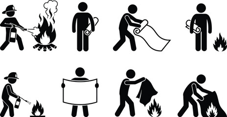 Fire safety precautions and emergency response techniques