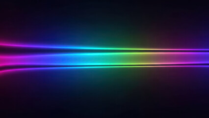 Smooth gradient light moving through darkness, modern tech background