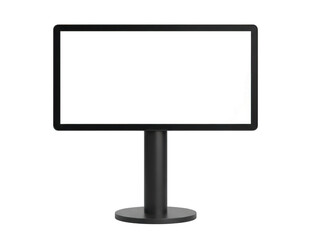 Modern computer monitor isolated on transparent background