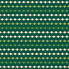 Modern Minimalist Polka Dot Geometric Green and Beige Seamless Pattern Design
