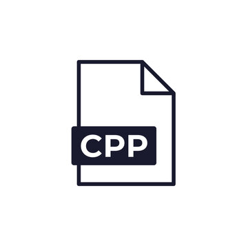 CPP file icon on white