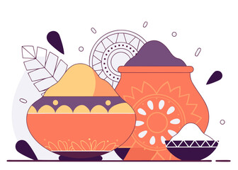 Vibrant ceramic bowls with ornate patterns