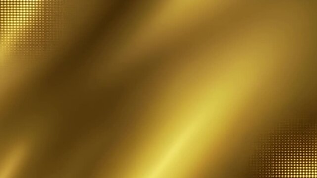 Golden abstract gradient background with dots　ドット模様が入った金色のアブストラクト背景