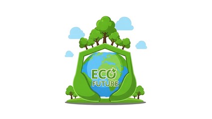 Green Energy and Sustainability Nature Background Concept