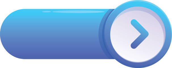 Obraz premium Website next button with arrow pointing right for easy navigation
