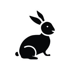 Rabbit icon, animal, bunny