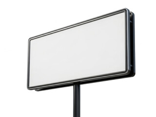 Obraz premium Modern street sign isolated on transparent background