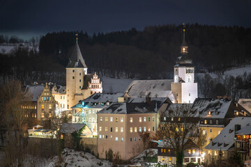 Schwarzenberg im Winter Altstadt 4