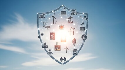 Green Energy and Sustainability Nature Background Concept