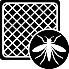 Mosquito Net Protection Icon