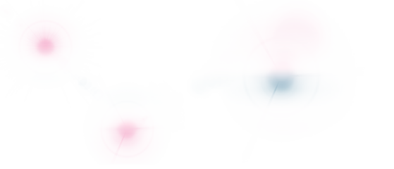 Light effect background with glowing white and pink lights on black