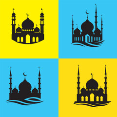 vector illustration of mosque