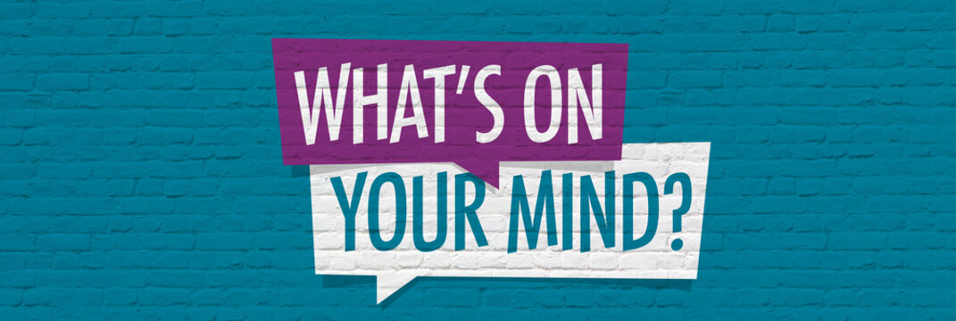 What's on your mind?
