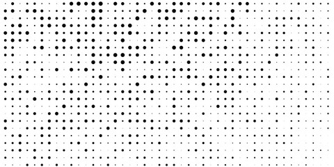 Dotted gradient halftone background. Horizontal seamless dots pattern in pop art style. eps 10