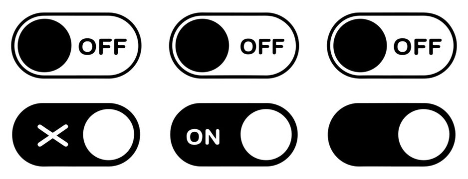 day night toggle switch buttons