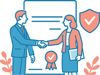 Ensuring quality, finalizing a business agreement, issuing a guarantee certificate, drafting a licensing contract and intellectual property agreement, outlining an electronic copy sales concept, and